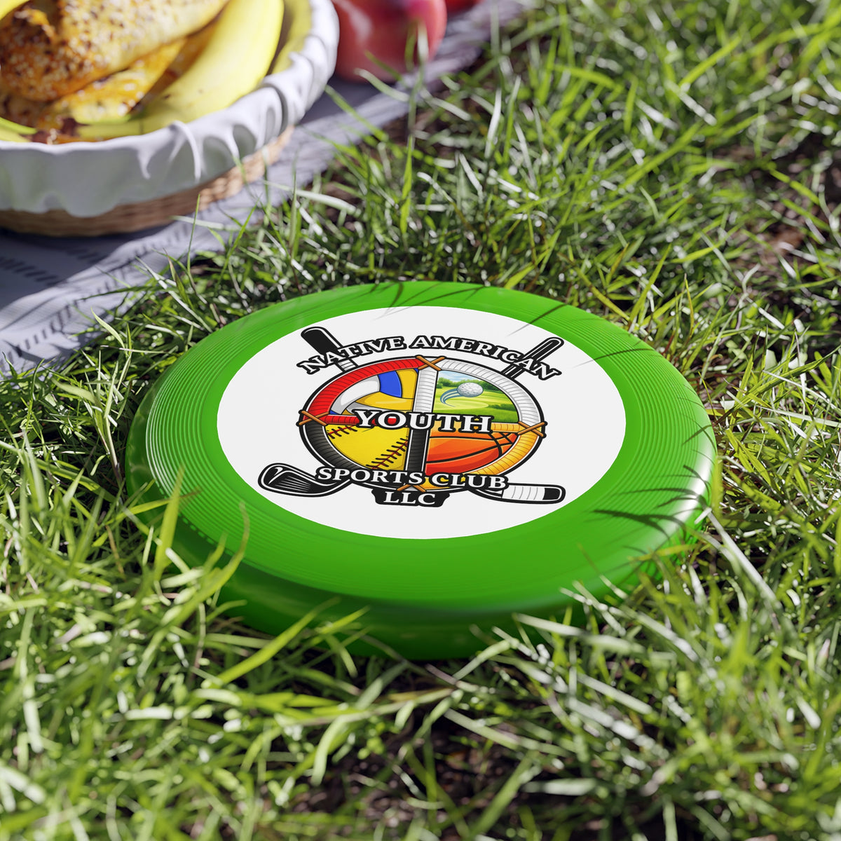 Wham-O Frisbee — Native American Youth Sports Club Logo Disc
