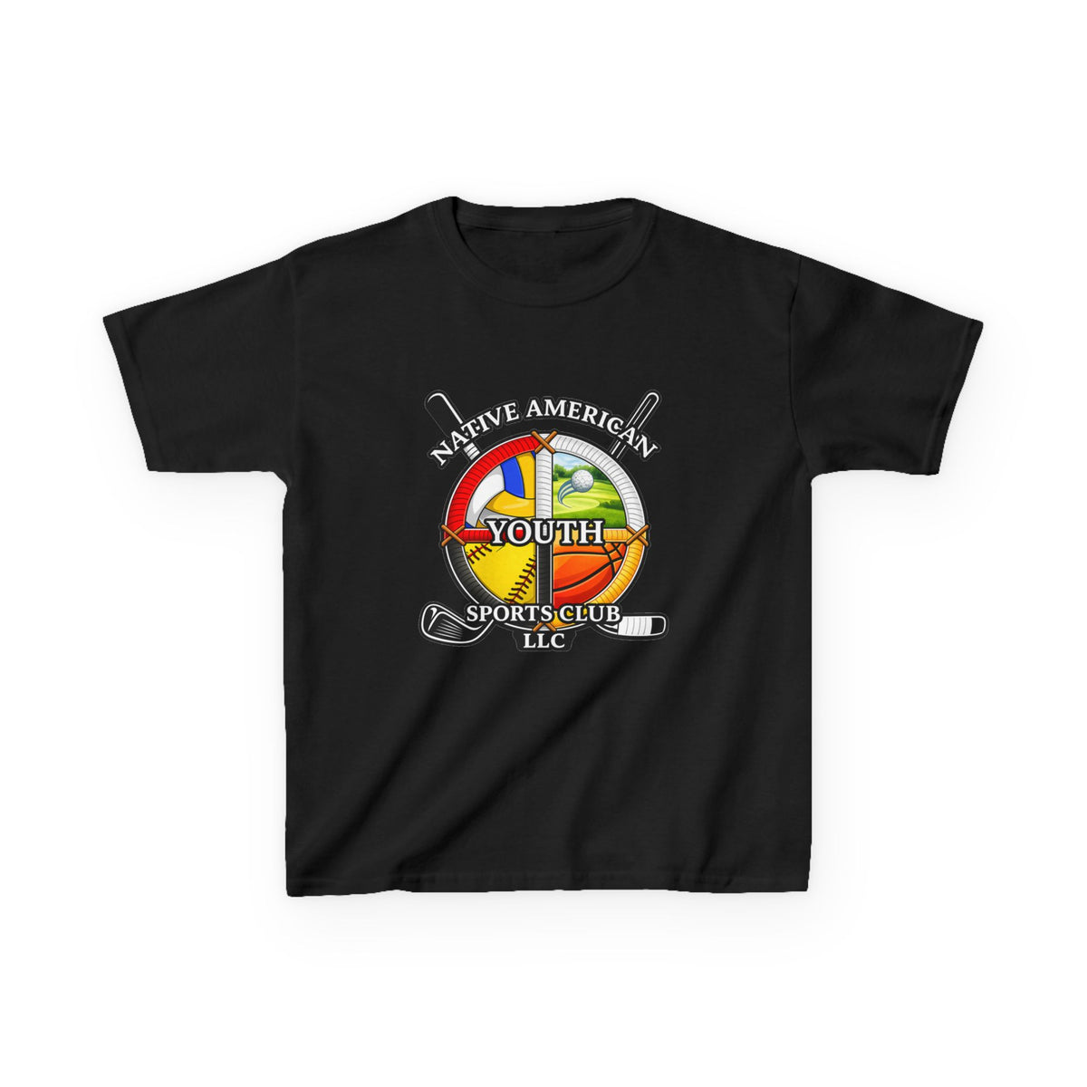 Youth Sports Club Kids T‑Shirt — Save America Hockey Logo Tee