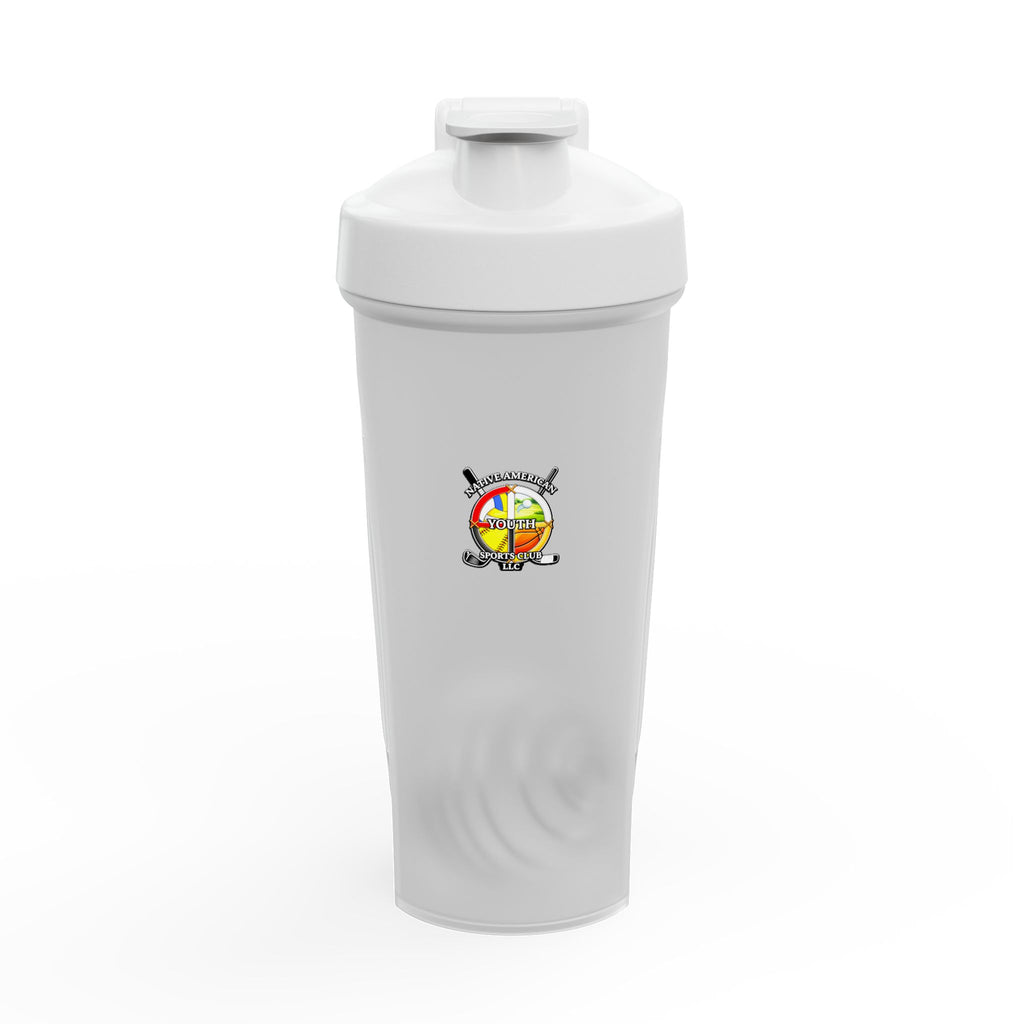 Protein Shaker Bottle with Colorful Fitness Logo — Gym Shake Cup for Workout Nutrition