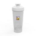 Protein Shaker Bottle with Colorful Fitness Logo — Gym Shake Cup for Workout Nutrition
