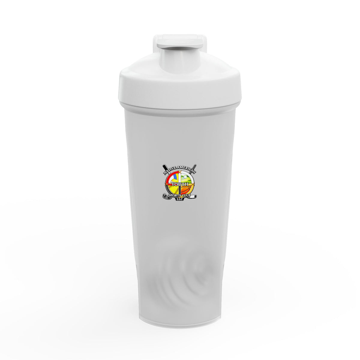 Protein Shaker Bottle with Colorful Fitness Logo — Gym Shake Cup for Workout Nutrition