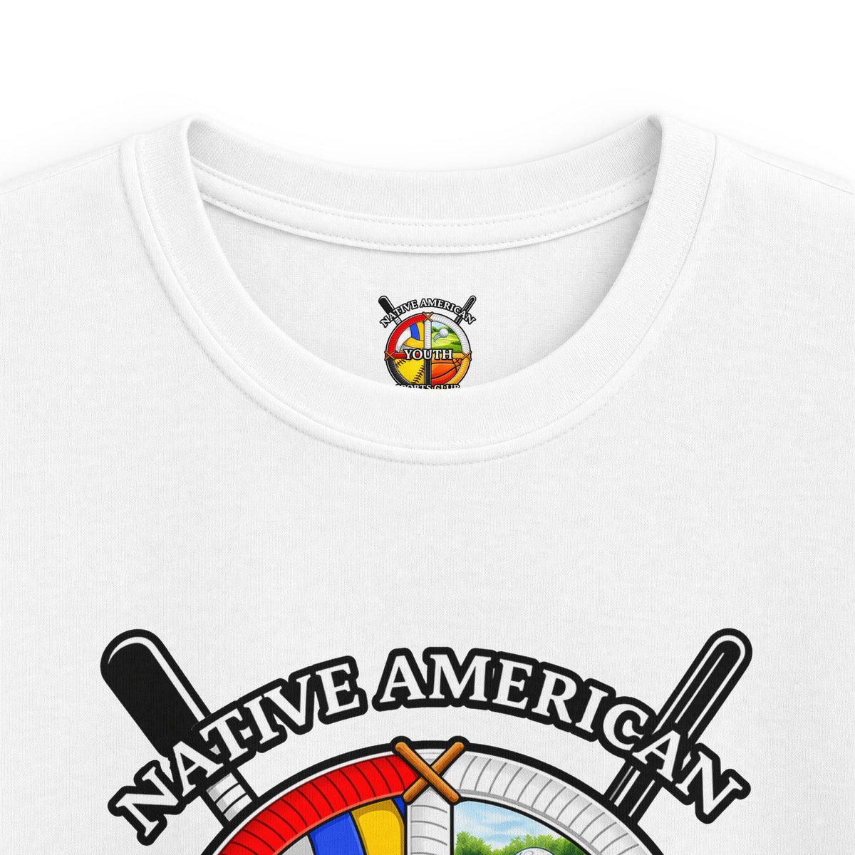 Native American Youth Sports Club Kids T‑Shirt — Multi‑Sport Logo Tee