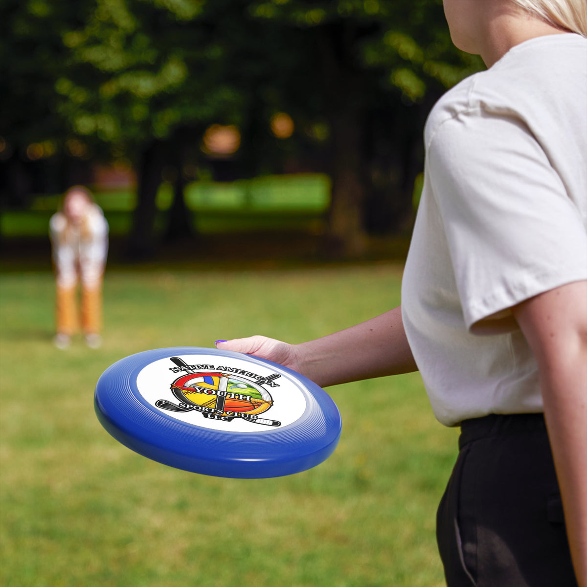Wham-O Frisbee — Native American Youth Sports Club Logo Disc
