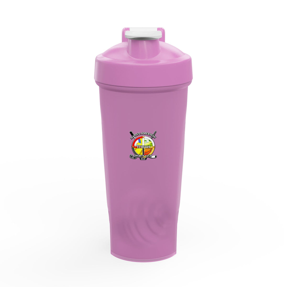 Protein Shaker Bottle with Colorful Fitness Logo — Gym Shake Cup for Workout Nutrition