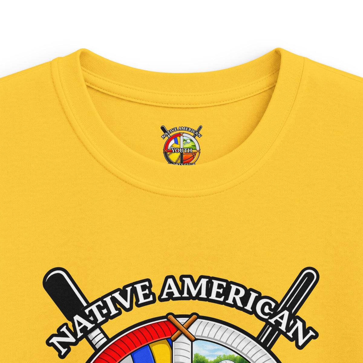 Native American Youth Sports Club Kids T‑Shirt — Multi‑Sport Logo Tee