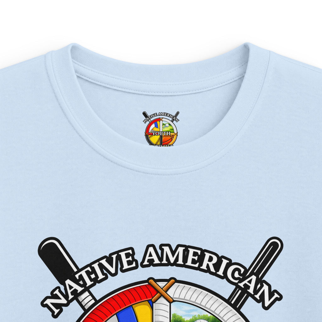 Native American Youth Sports Club Kids T‑Shirt — Multi‑Sport Logo Tee