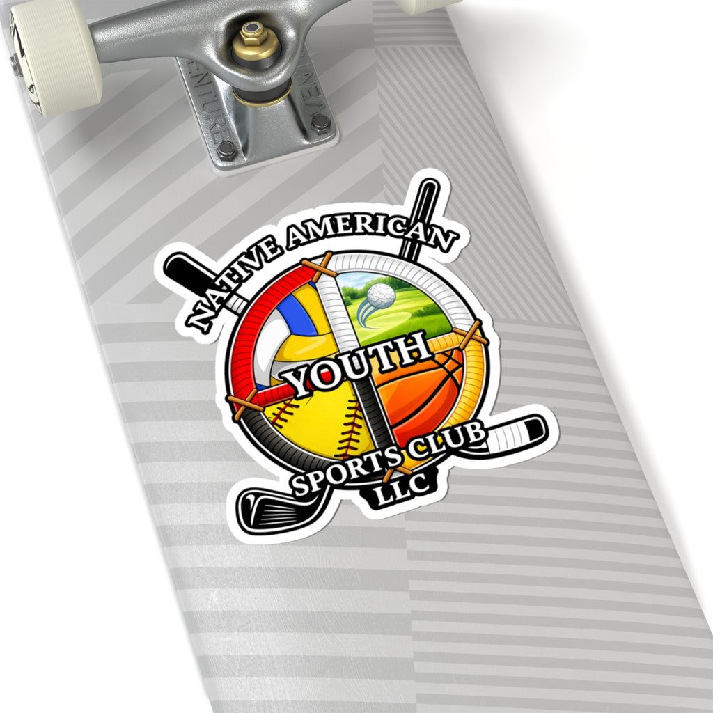 Native American Youth Sports Club Kiss-Cut Sticker