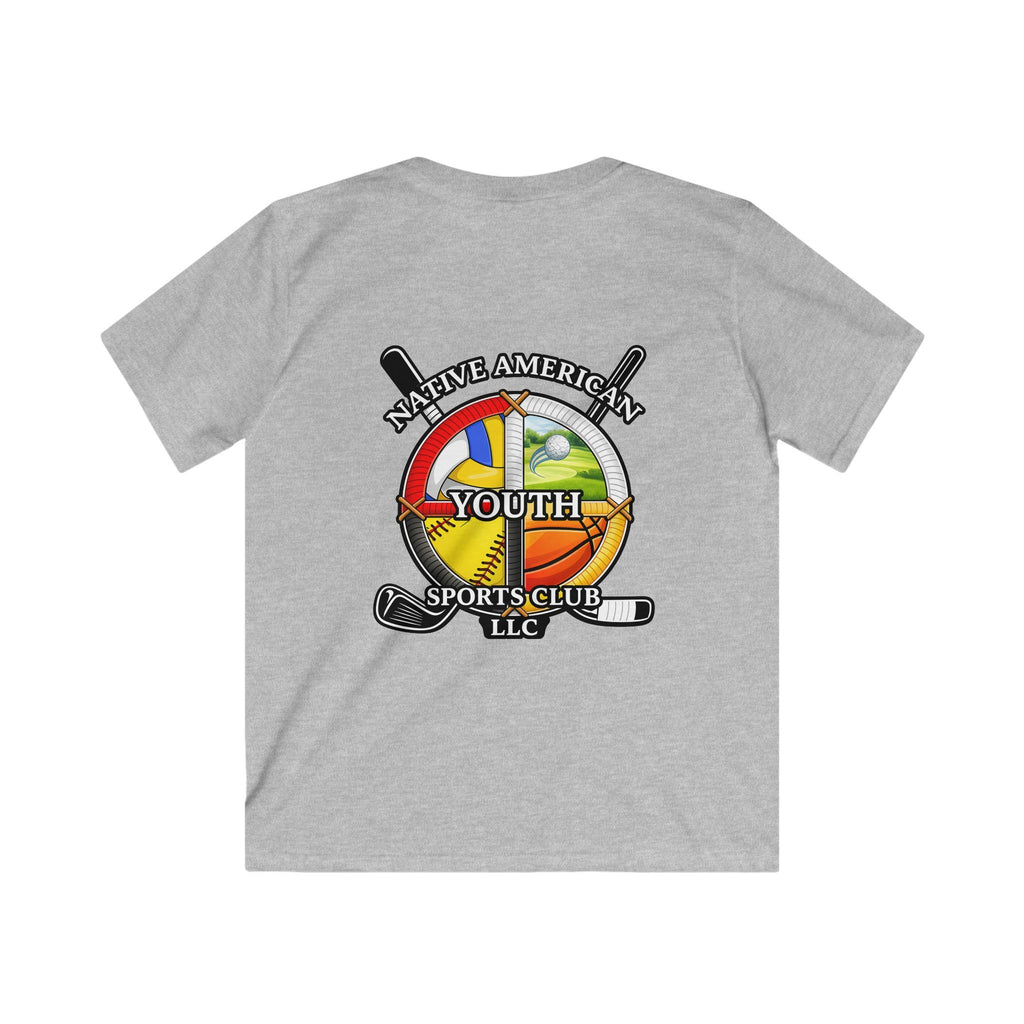 Native American Youth Sports Club Kids T‑Shirt — Multi‑Sport Logo Tee