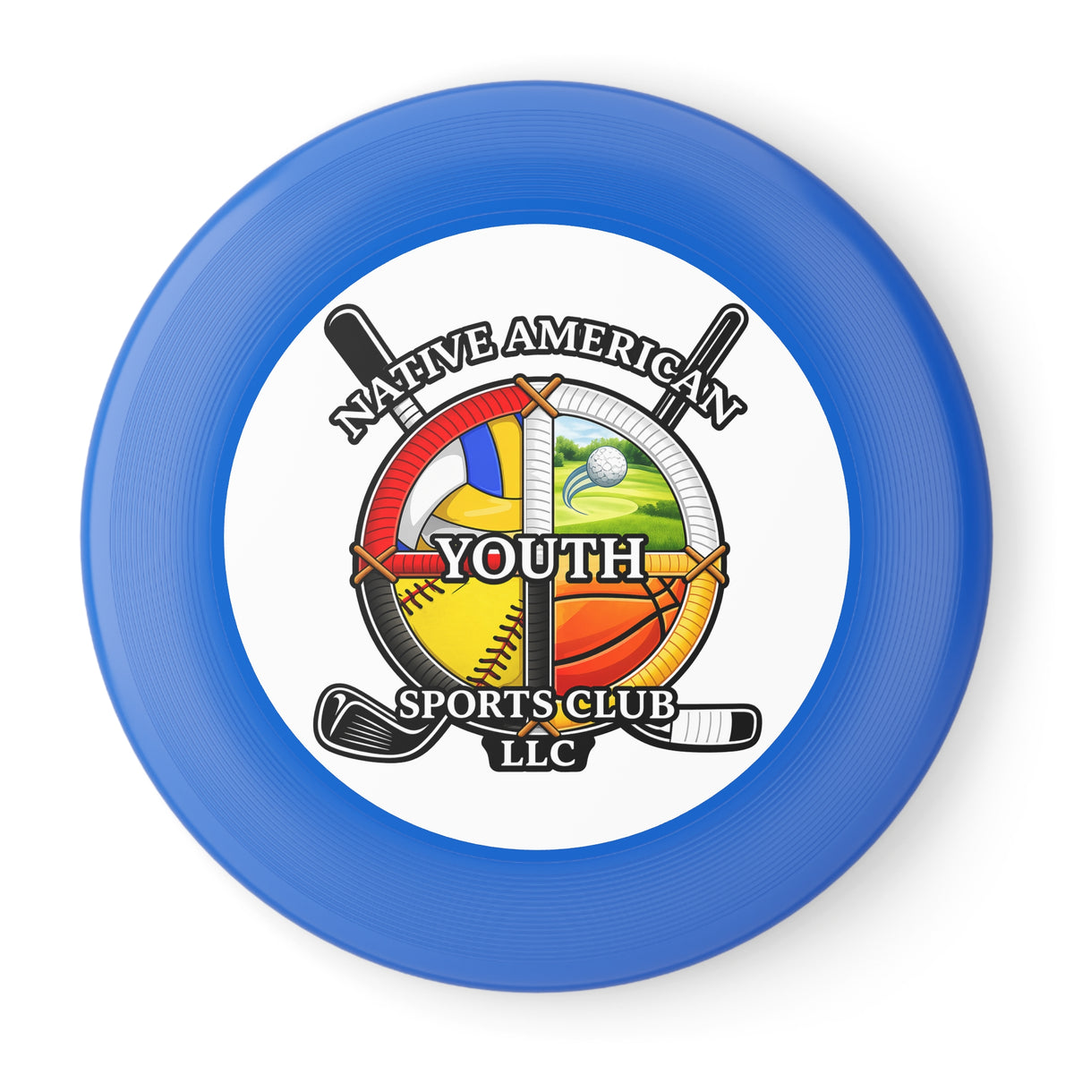 Wham-O Frisbee — Native American Youth Sports Club Logo Disc