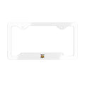 Metal License Plate Frame — Sleek Brushed Stainless Steel Car Tag Holder