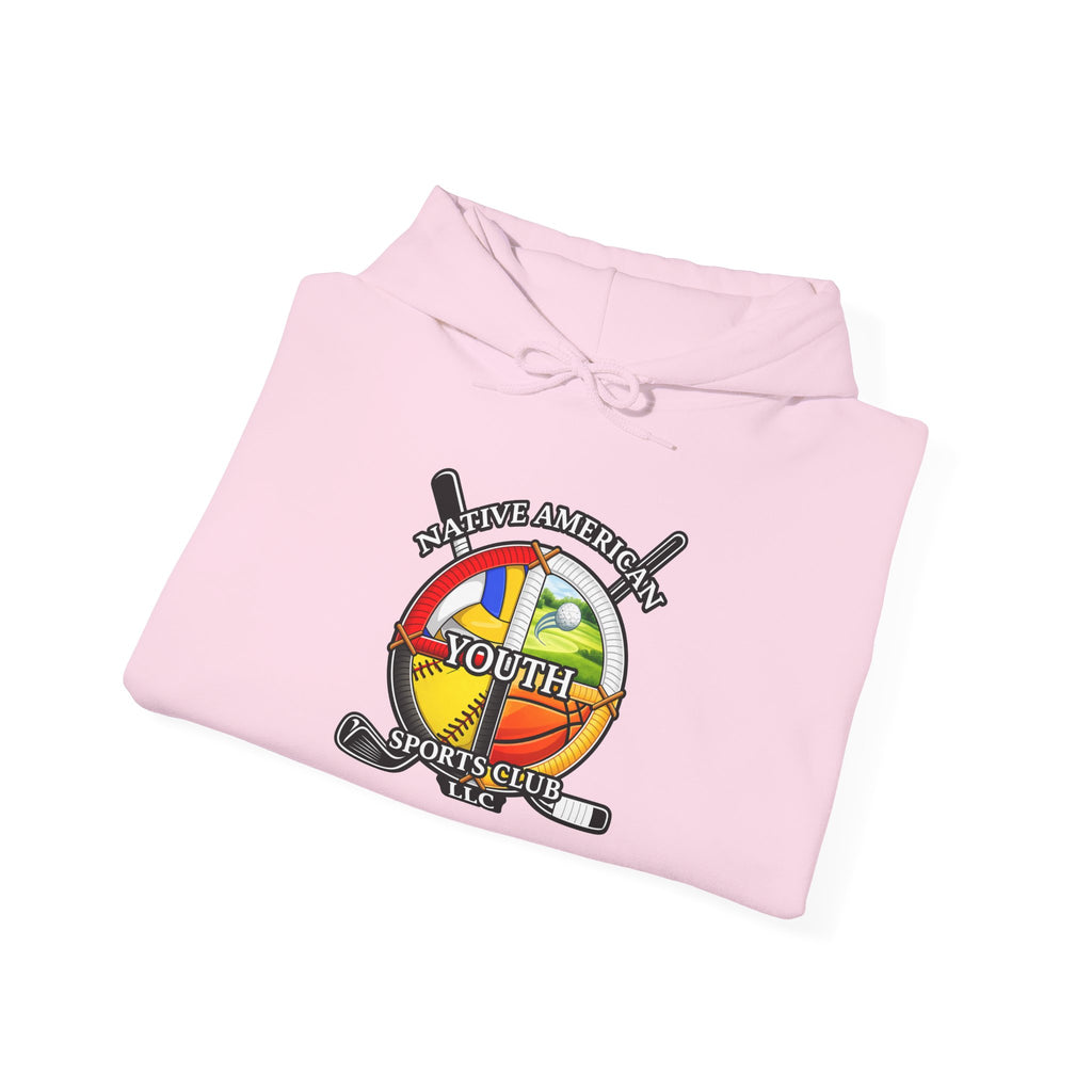 Youth Sports Club Hockey Hoodie - Retro Rainbow Logo
