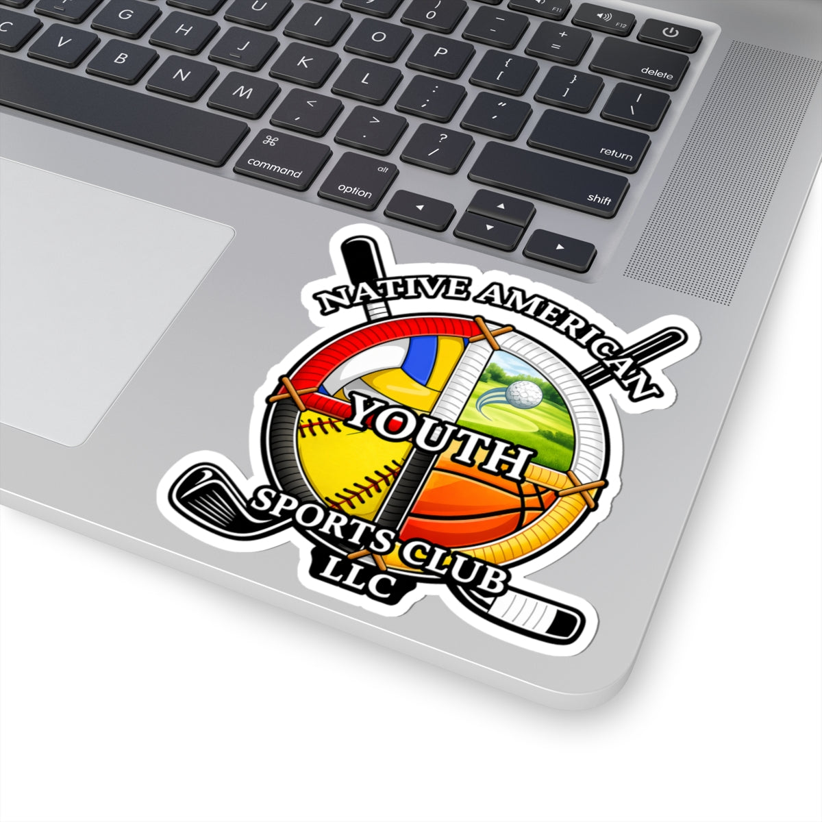 Native American Youth Sports Club Kiss-Cut Sticker