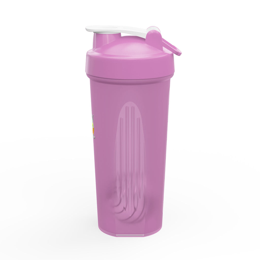 Protein Shaker Bottle with Colorful Fitness Logo — Gym Shake Cup for Workout Nutrition