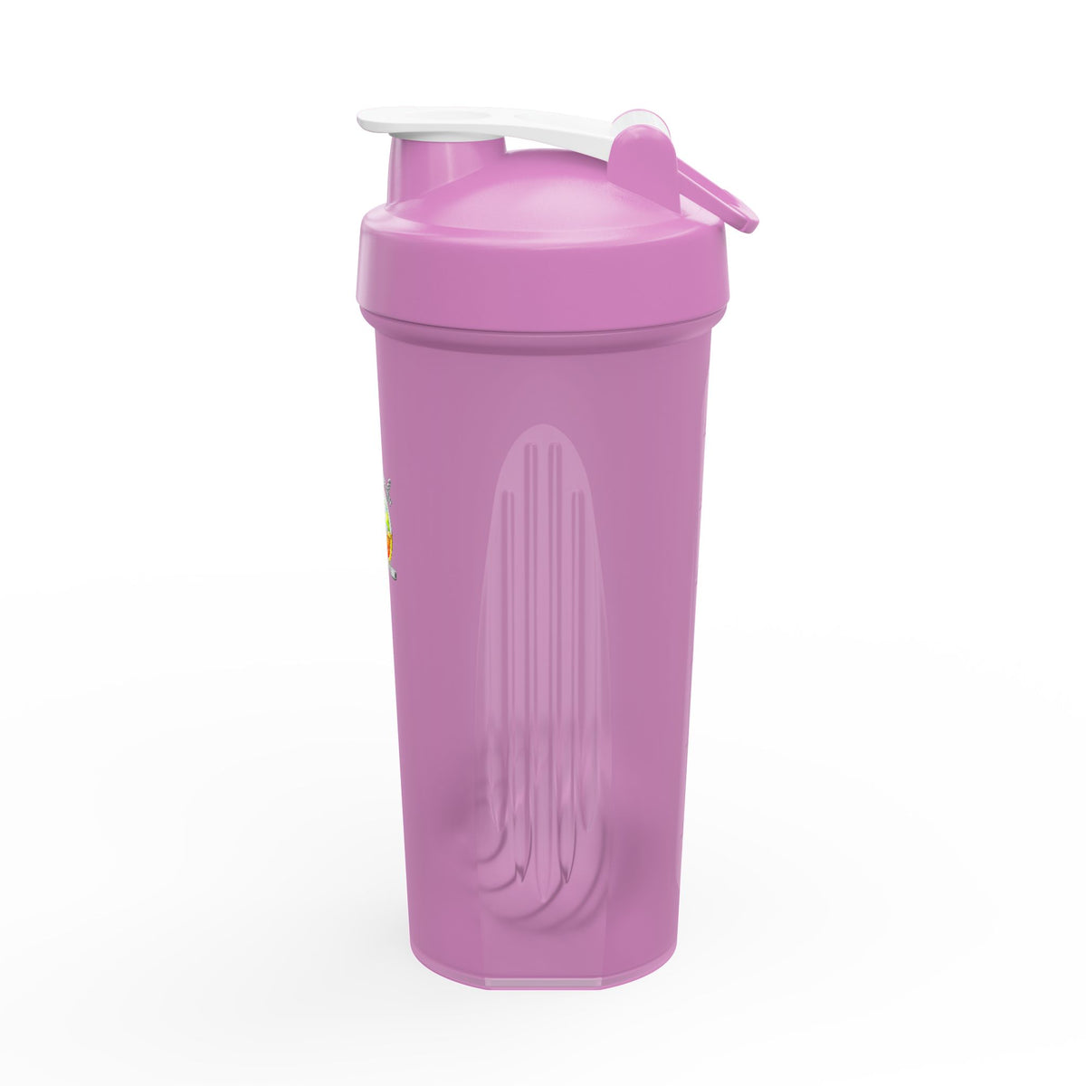 Protein Shaker Bottle with Colorful Fitness Logo — Gym Shake Cup for Workout Nutrition