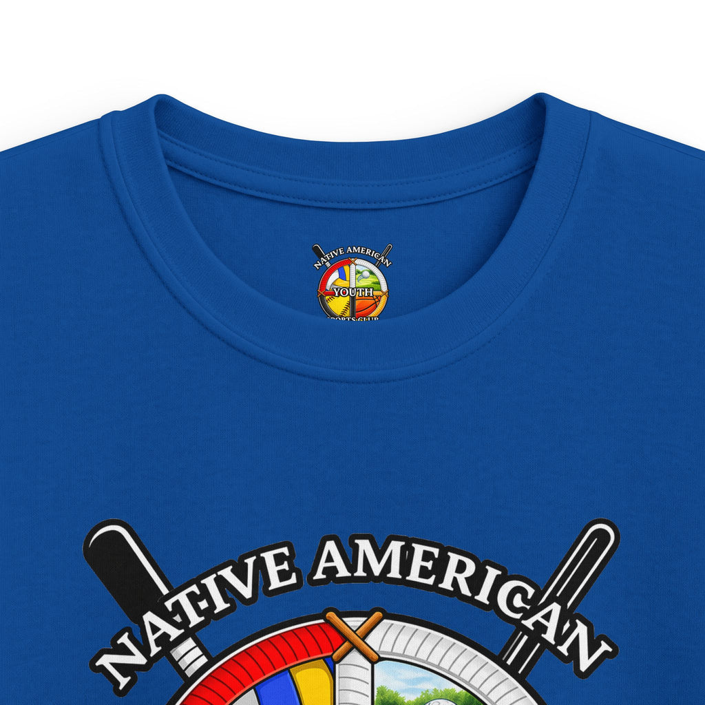 Native American Youth Sports Club Kids T‑Shirt — Multi‑Sport Logo Tee