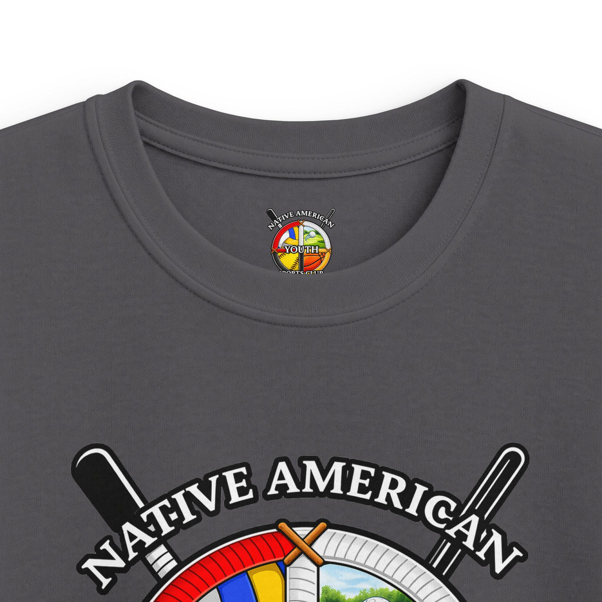 Native American Youth Sports Club Kids T‑Shirt — Multi‑Sport Logo Tee