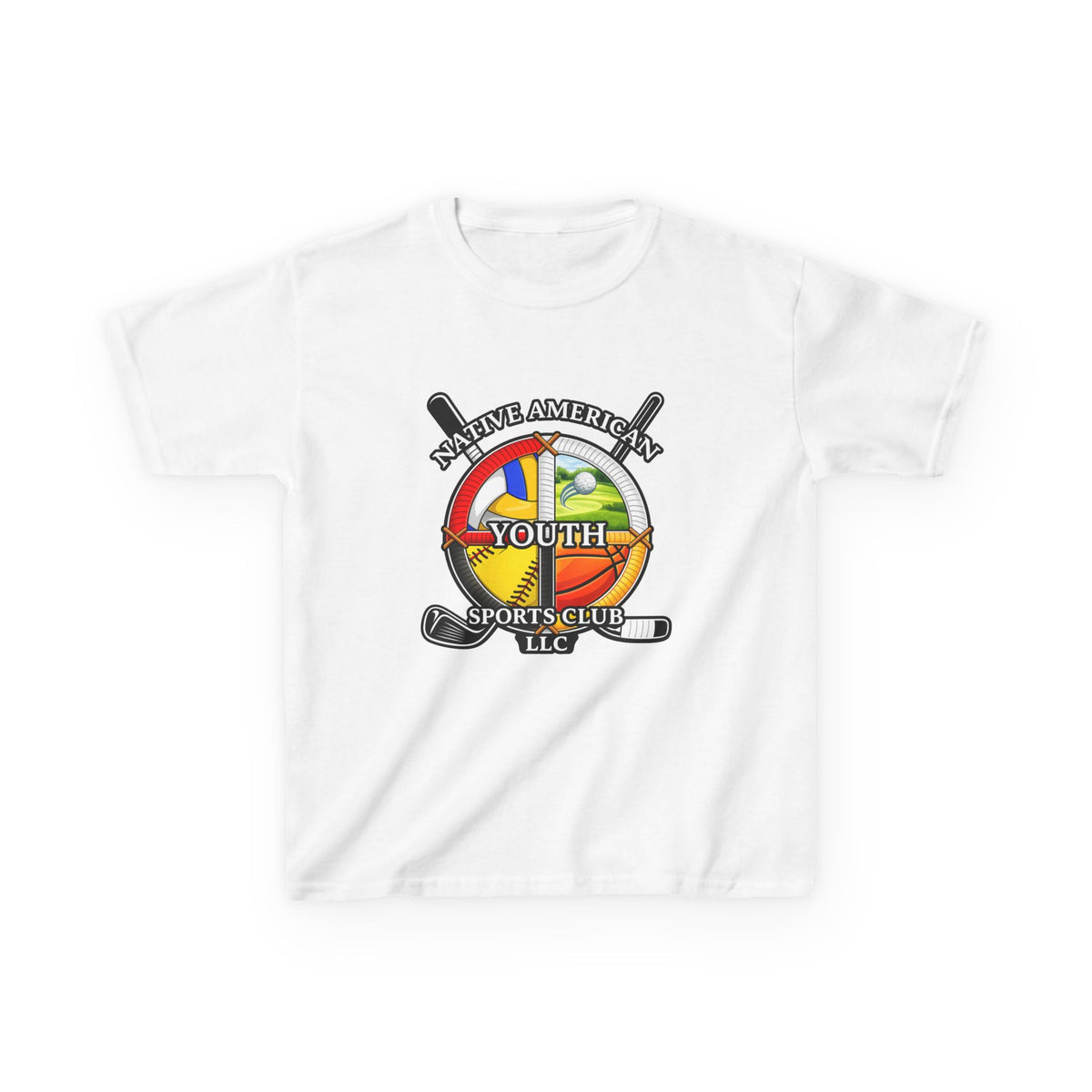 Youth Sports Club Kids T‑Shirt — Save America Hockey Logo Tee