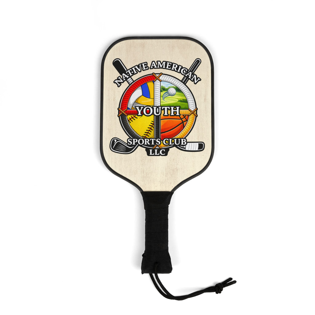Youth Sports Club Pickleball Paddle Set — Native American Youth Design (2 Paddles + 2 Balls)