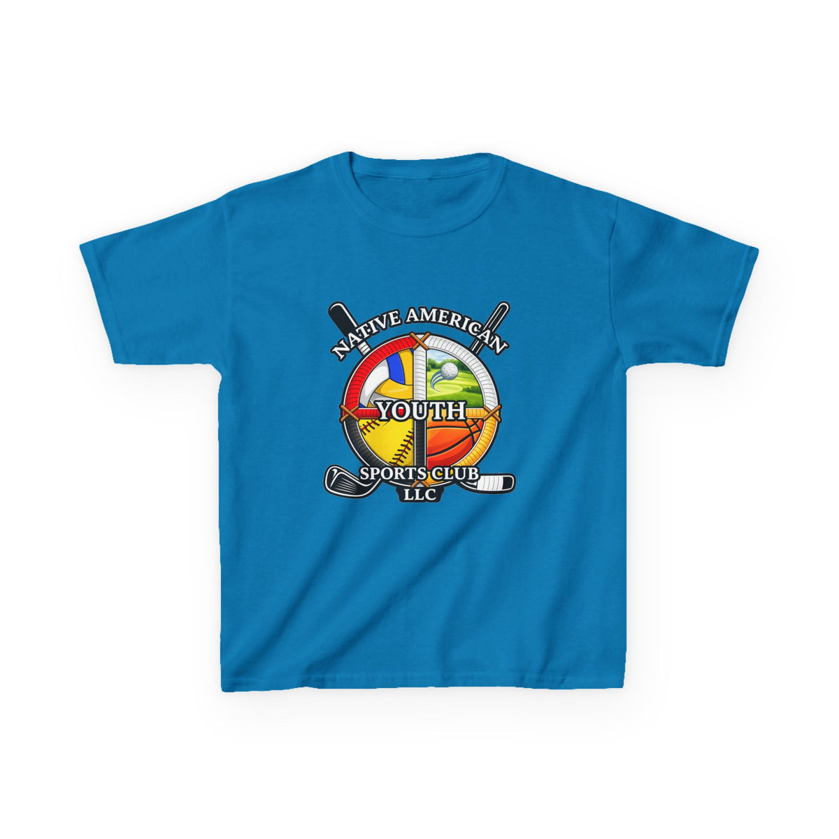 Youth Sports Club Kids T‑Shirt — Save America Hockey Logo Tee