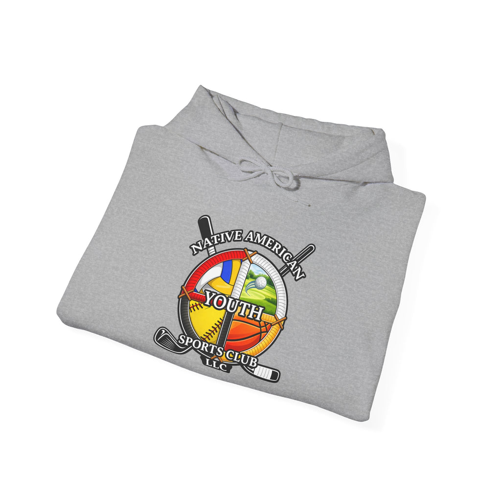 Youth Sports Club Hockey Hoodie - Retro Rainbow Logo