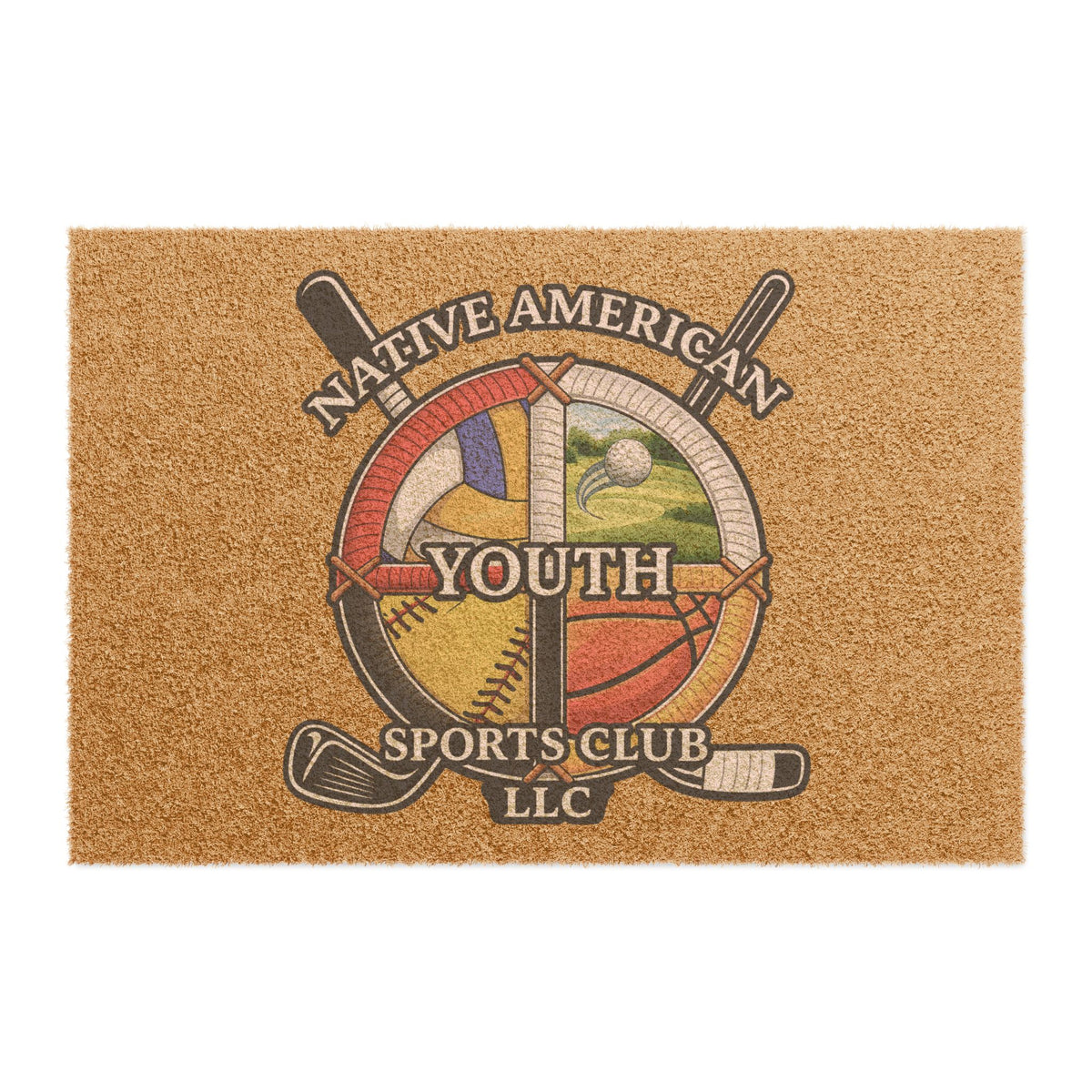 Native American Youth Sports Club Doormat