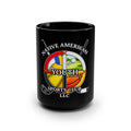 Native American Youth Sports Club 15oz Black Mug