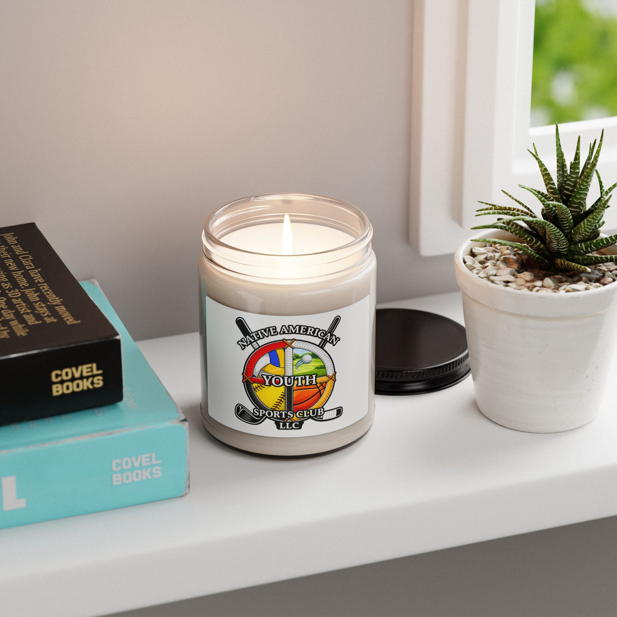 Native American Youth Sports Club 9oz Scented Soy Candle