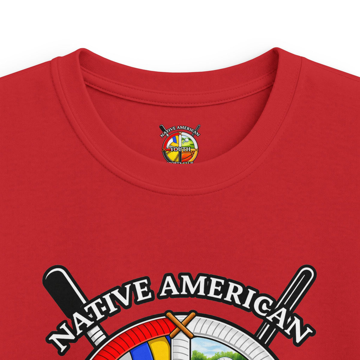 Native American Youth Sports Club Kids T‑Shirt — Multi‑Sport Logo Tee